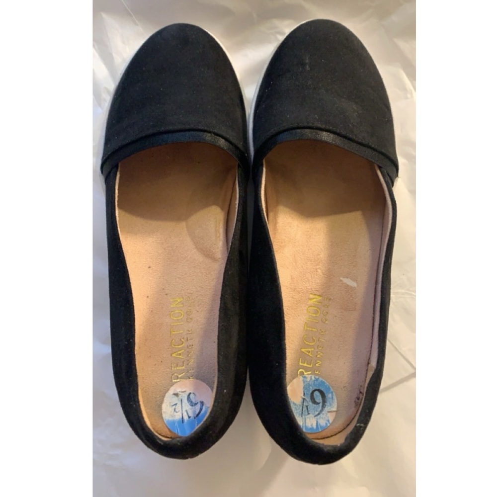 Black Suede Kenneth Cole Reaction Loafer/Sneaker.